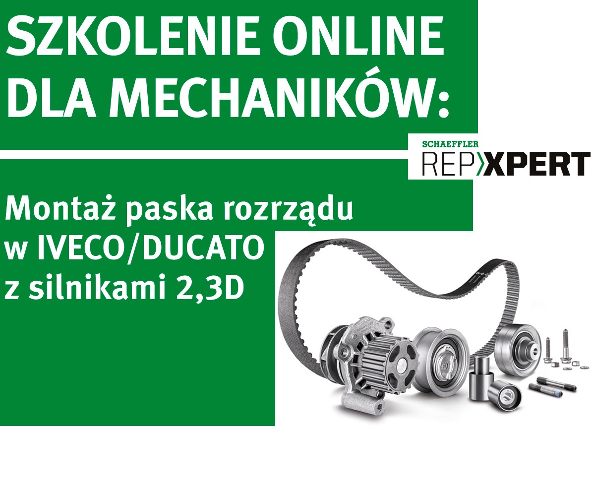 Montaż paska rozrządu w silniku 2.3D – szkolenie online dla Czytelników MotoFocus.pl