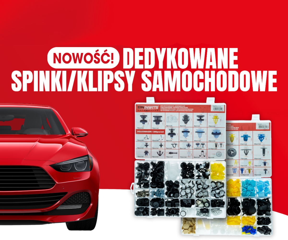 EinParts wprowadza do oferty spinki i klipsy montażowe