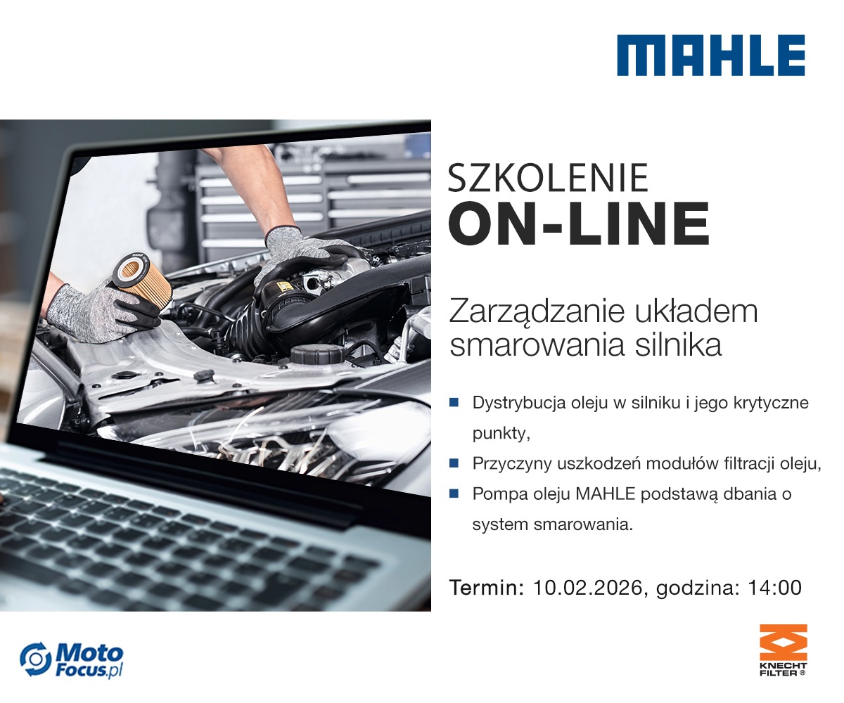Szkolenie online MAHLE: Filtracja – zarządzanie układem smarowania silnika