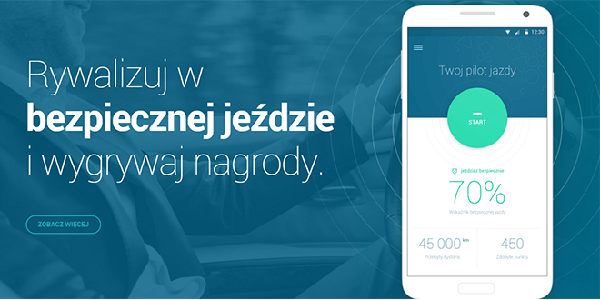 Aplikacja, która przyznaje nagrody za przepisową jazdę