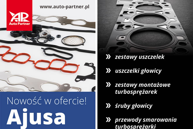 Produkty hiszpańskiego producenta AJUSA w&nbsp;Auto Partner SA