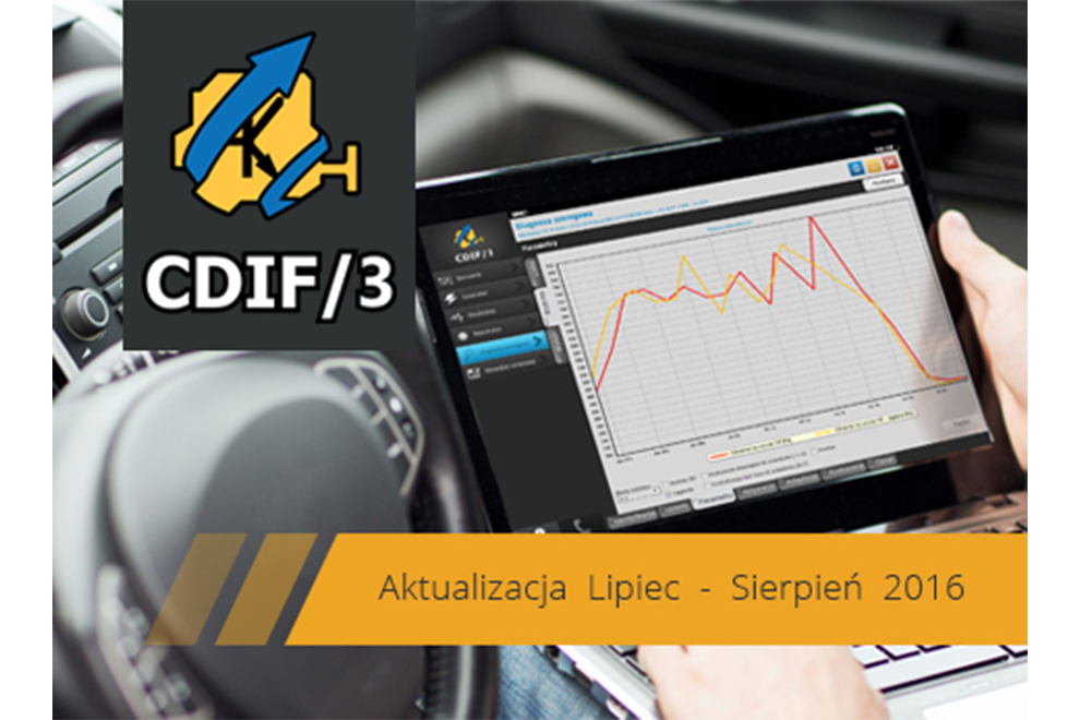 Aktualizacja systemu diagnostycznego CDIF/3
