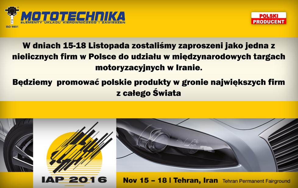 Mototechnika na targach w Iranie