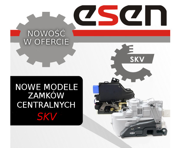 Nowe modele zamków centralnych w&nbsp;ofercie Esen