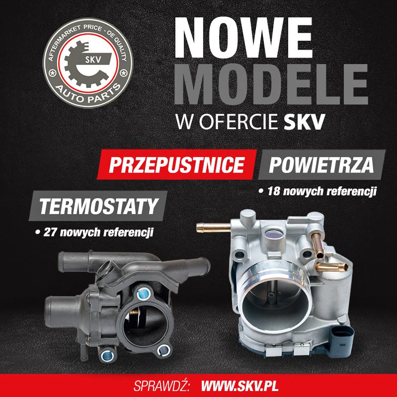 Nowe referencje przepustnic powietrza i termostatów SKV