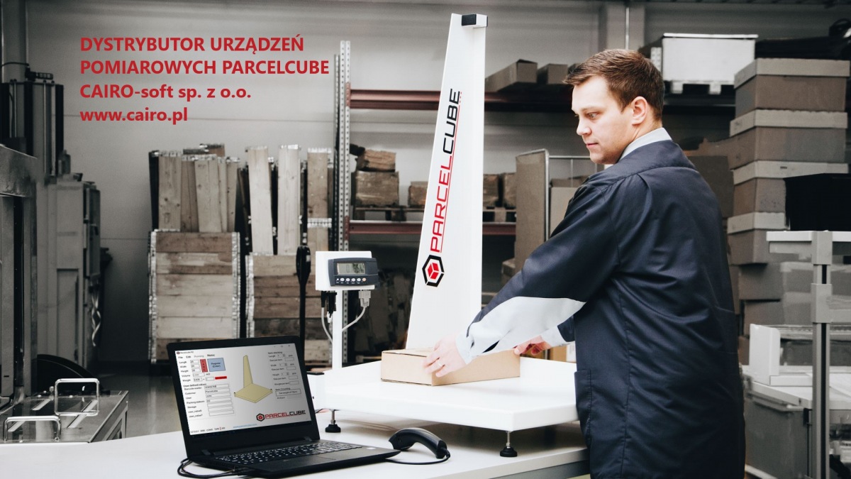 Urządzenie do wymiarowania w magazynie PARCELCUBE