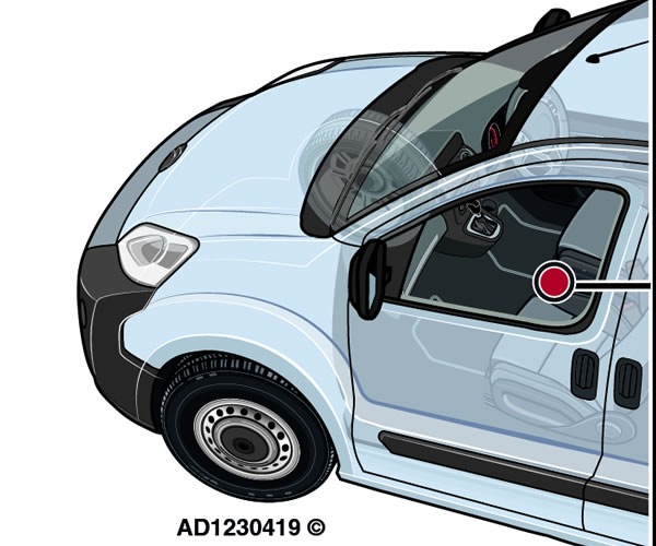 Citroen Nemo: lampka ostrzegawcza SRS