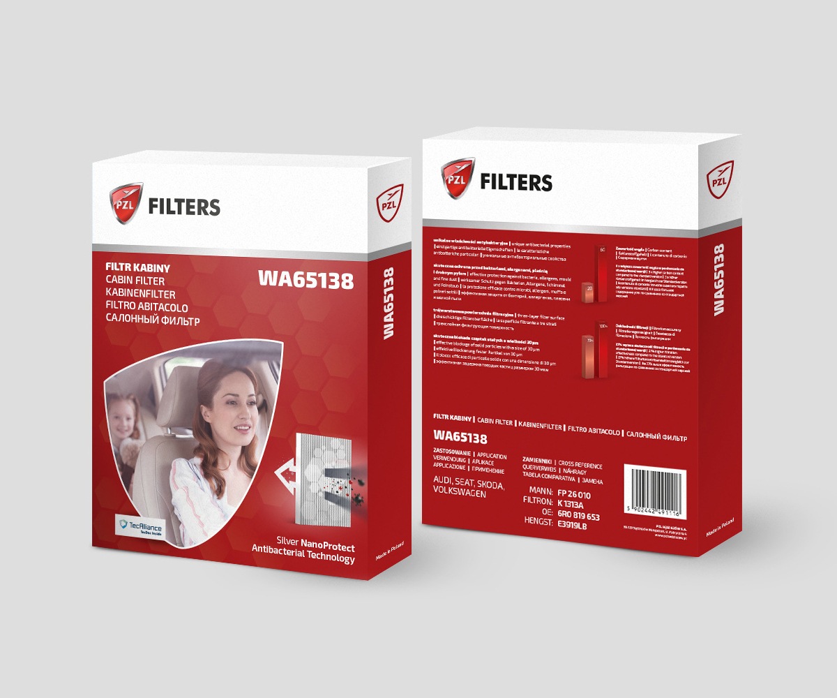 Nowe referencje filtrów kabinowych Silver Nano Protect w ofercie PZL Sędziszów