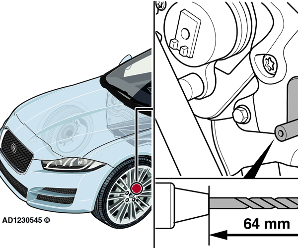 Jaguar XE: lampka ostrzegawcza systemu ABS