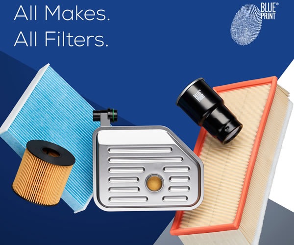All Makes. All Filters.  Blue Print oferuje szeroki asortyment filtrów do azjatyckich i europejskich modeli samochodów.