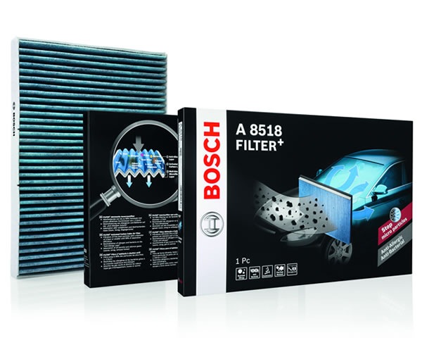 Antysmogowe filtry kabinowe Bosch FILTER+