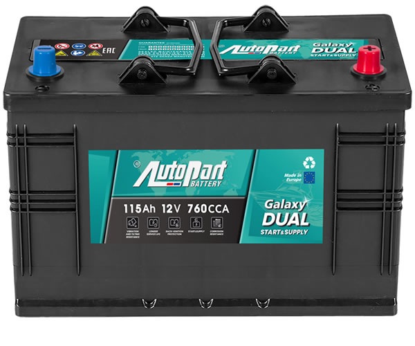 GALAXY DUAL – dwufunkcyjny akumulator do łodzi i kamperów od AUTOPART