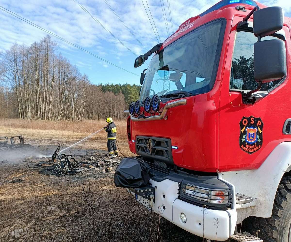 Seria podpaleń części samochodowych pod Warszawą