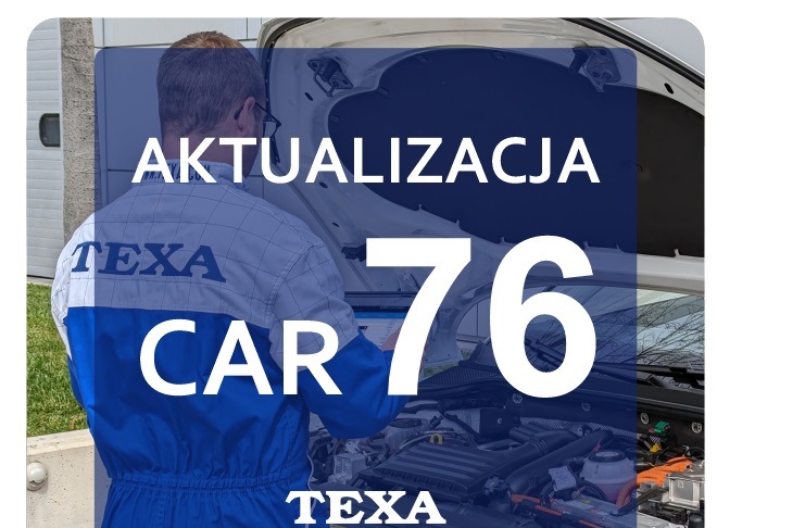 Nowa wersja oprogramowania TEXA IDC5 CAR