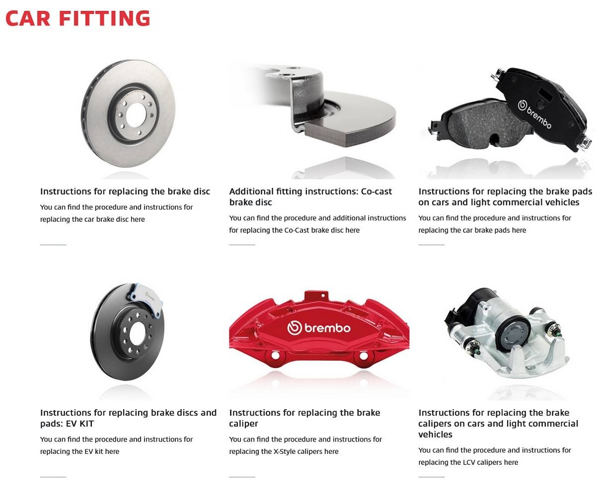 Nowa sekcja – Montaż: Samochód – dostępna na stronie Bremboparts