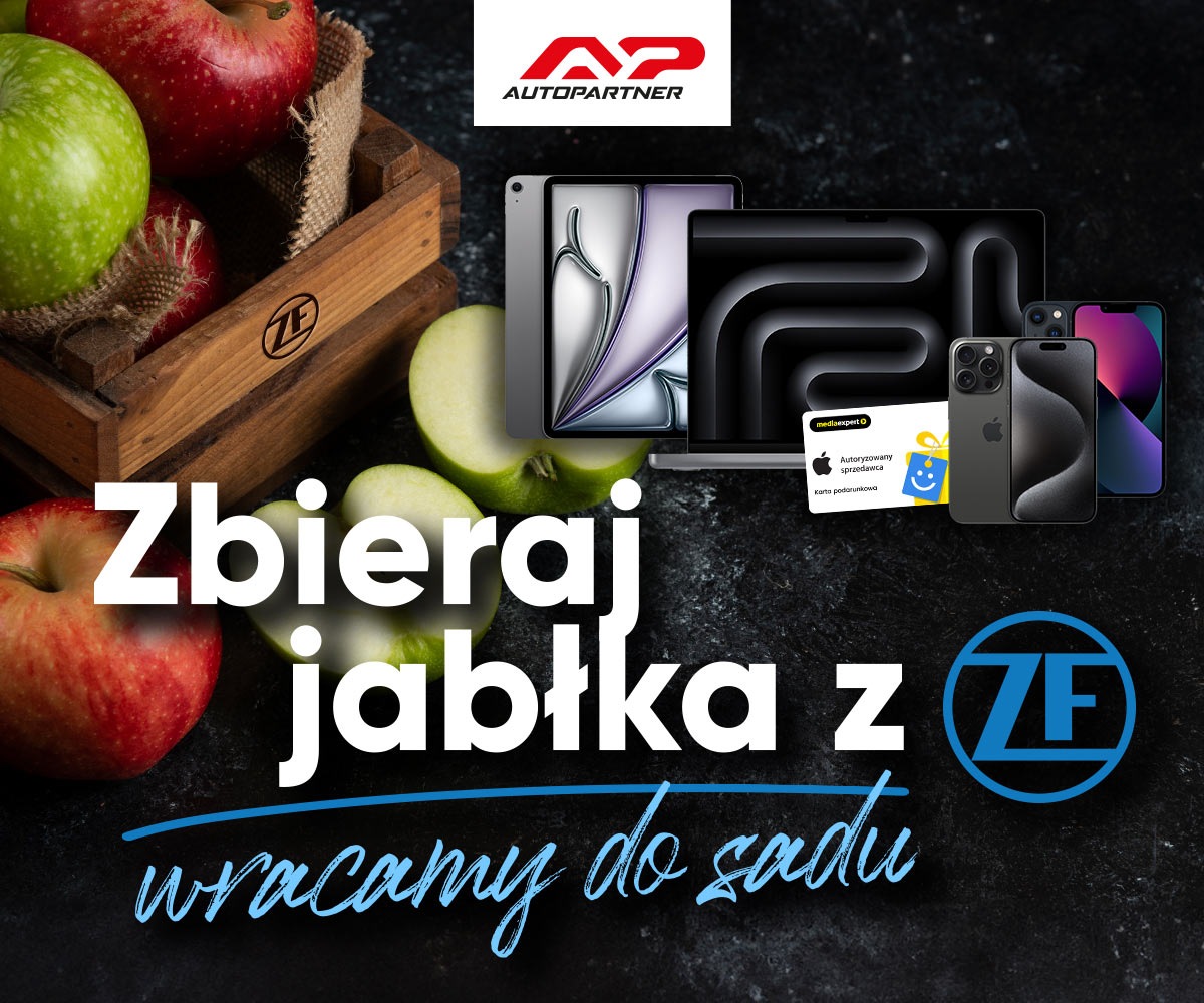 Auto Partner z ZF latem rozdają jabłka