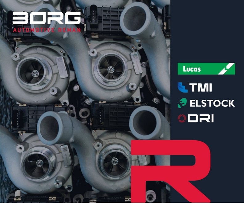 Nowości w ofercie turbosprężarek Elstock, TMI oraz Lucas od BORG Automotive Reman