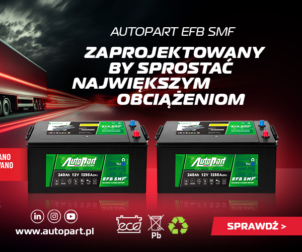 Akumulator AUTOPART EFB SMF do wymagających zastosowań ciężarowych
