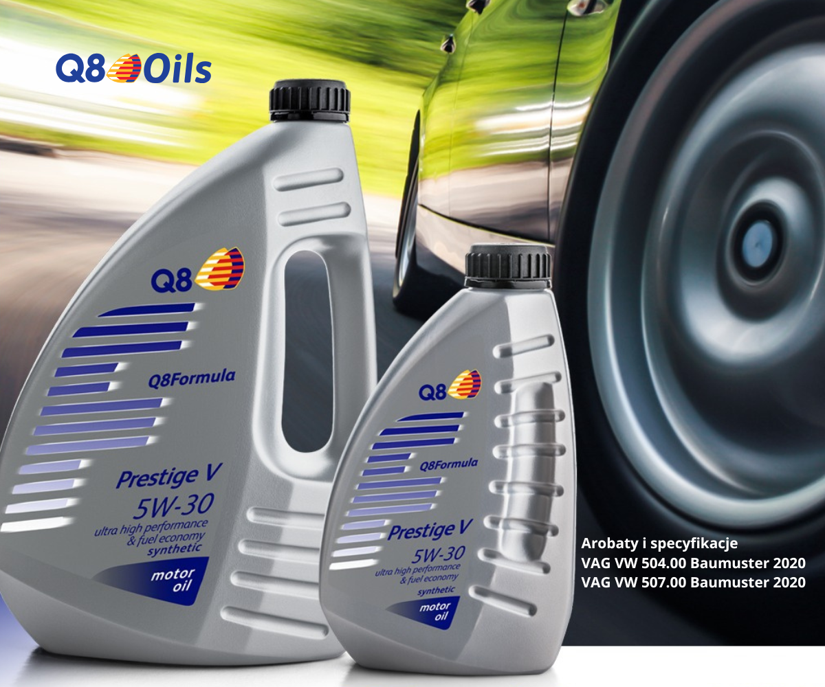 Jak skutecznie chronić nowoczesny silnik? Poznaj Q8 Formula Prestige V 5W-30.