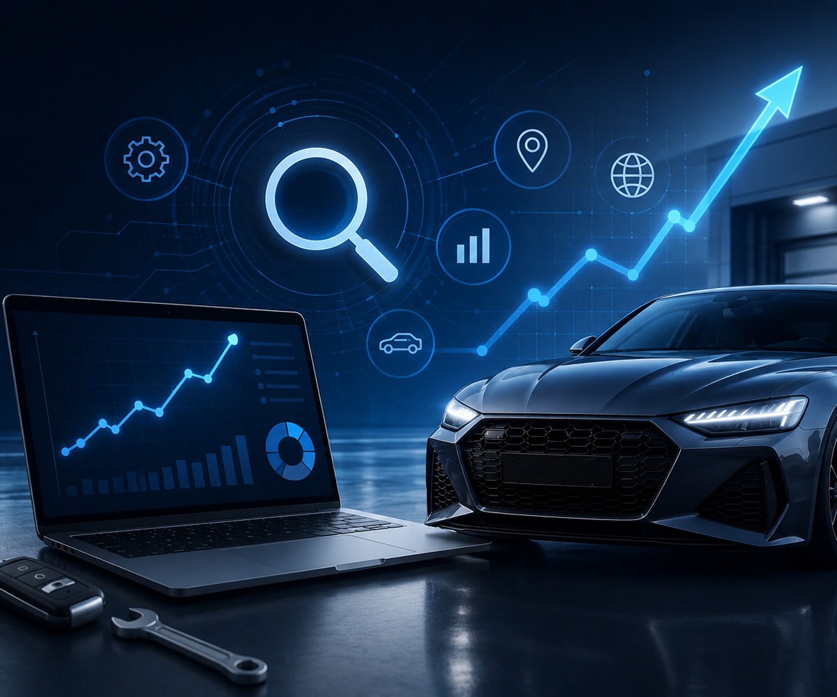Jak pozycjonować firmę motoryzacyjną w 2026 roku? Poradnik dla właścicieli biznesów automotive.