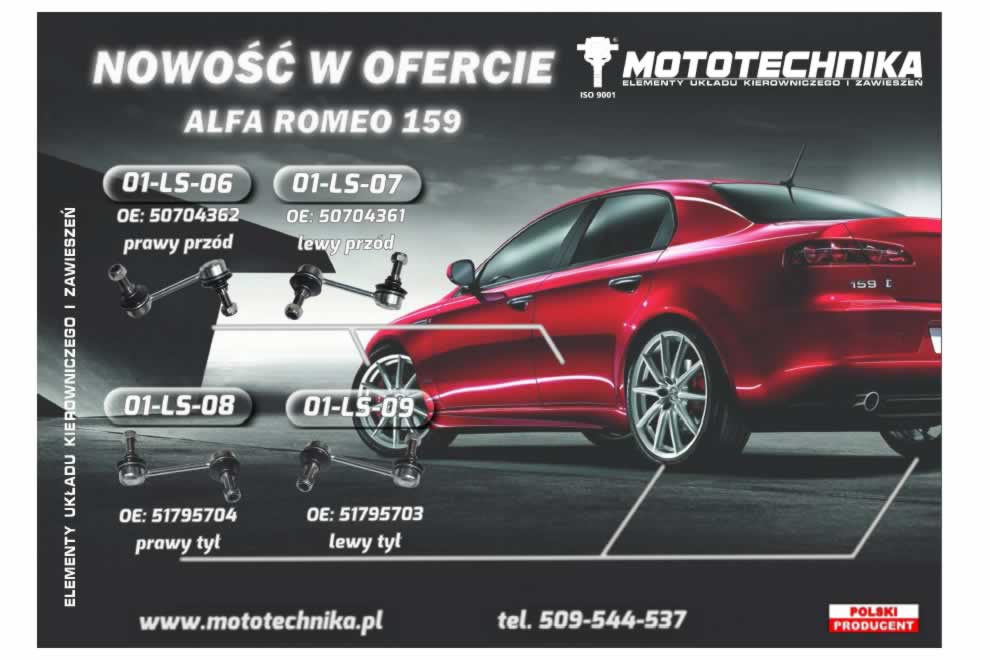 Nowe części do Alfy od polskiego producenta