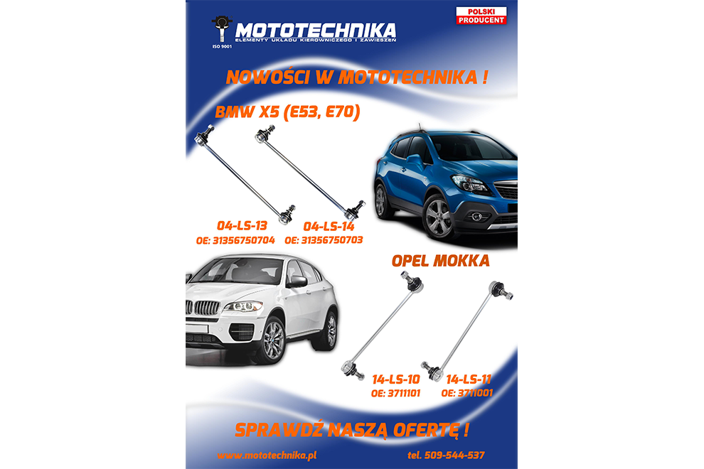 Nowe referencje Mototechniki do X5 i Mokki