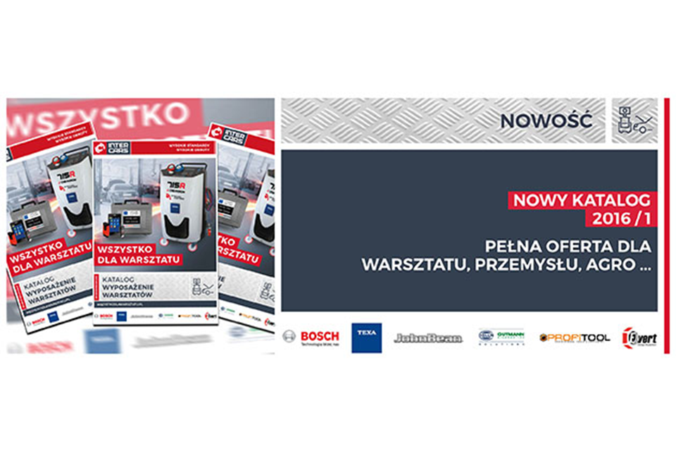 Nowy Mega Katalog Wyposażenia Warsztatów 2016 edycja I