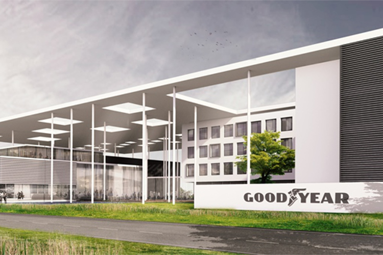 Globalne Centrum Innowacji Goodyear na terenie Kampusu Motoryzacyjnego w Luksemburgu.