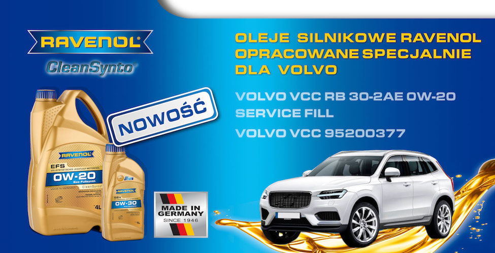 Nowy Ravenol silnikowy dla Volvo