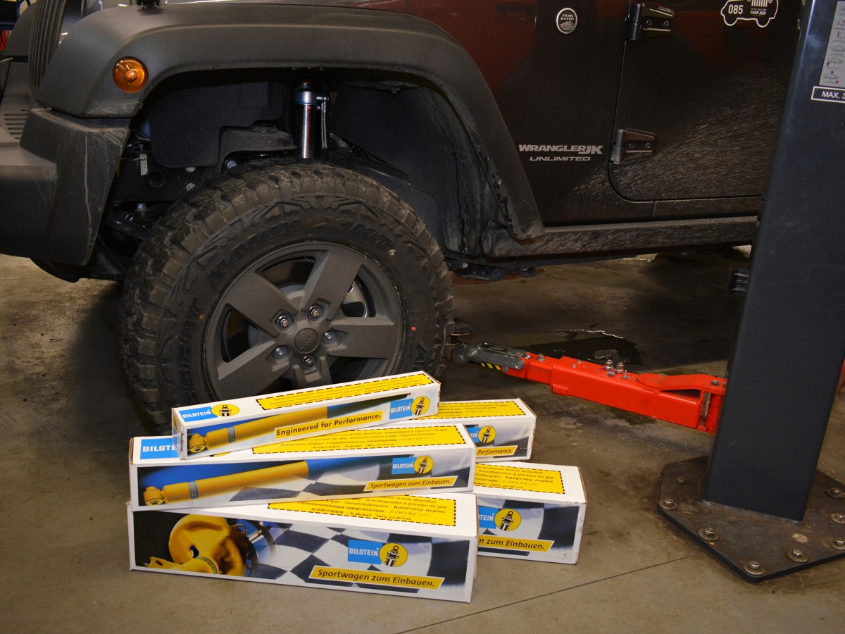 Amortyzatory BILSTEIN do Jeepa Wranglera