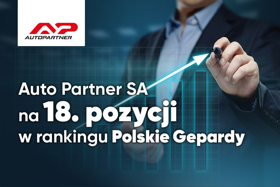 Auto Partner na 18. miejscu Polskich Gepardów
