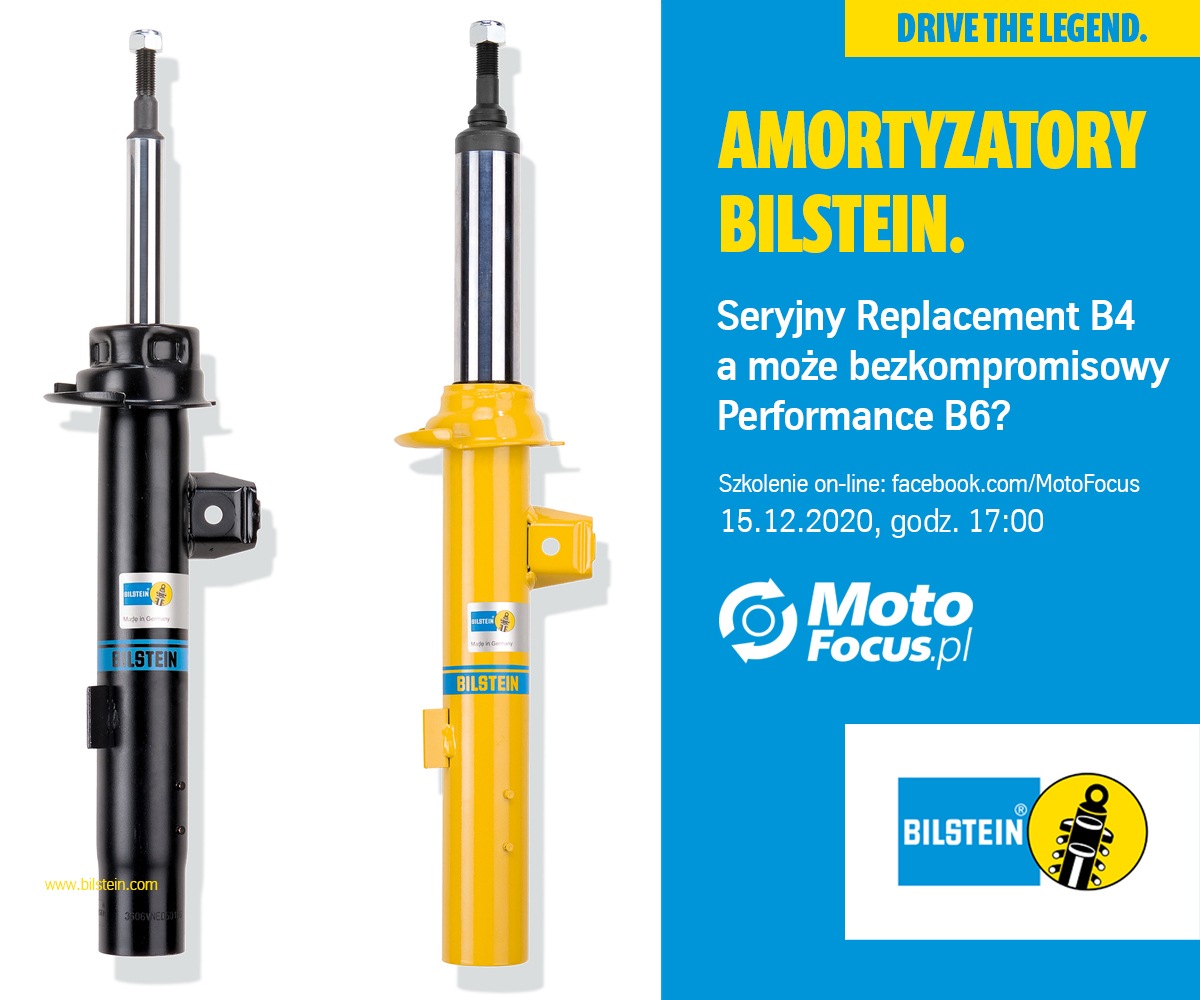 Amortyzator – rola, warianty, testowanie – szkolenie online dla Czytelników MotoFocus.pl