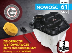 SKV wprowadza do swojej oferty zbiorniczki wyrównawcze płynu chłodniczego