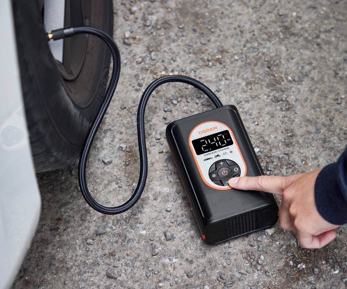 OSRAM TYREinflate 4000 – mały kompresor na wiele potrzeb