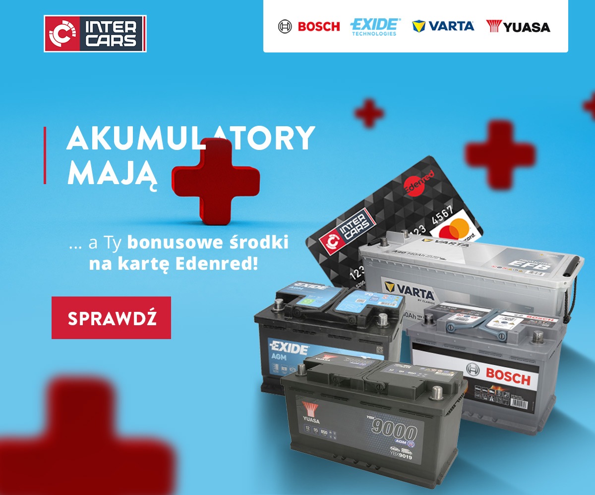 AKUMULATORY+… bonus na kartę EDENRED! Korzystaj z promocji bez limitów!