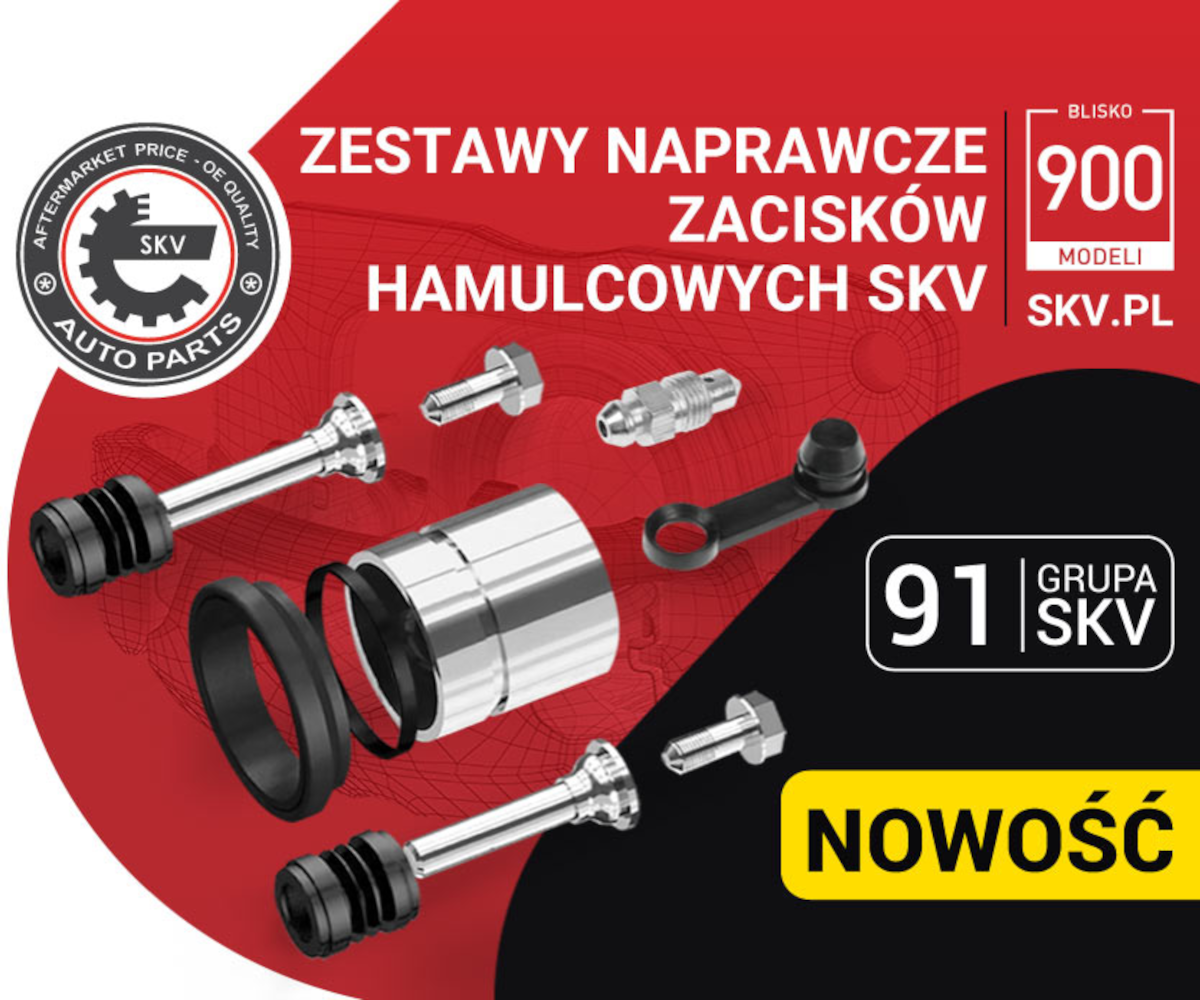 Do oferty SKV dołączają zestawy naprawcze zacisków hamulcowych