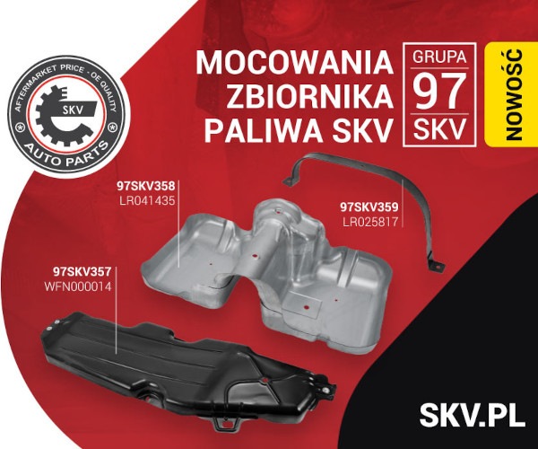 Mocowania zbiorników paliwa w ofercie SKV