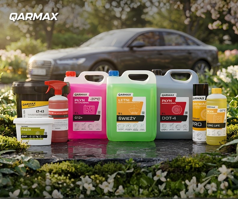 Qarmax – nowoczesna chemia motoryzacyjna stworzona z myślą o codziennej eksploatacji